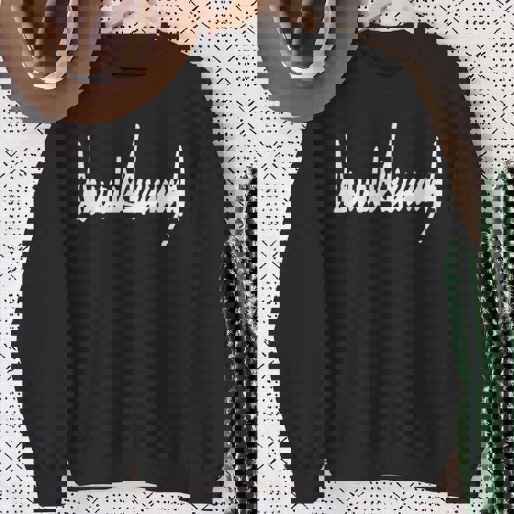 ドナルド J トランプ サインtシャツ スウェットシャツ 年配の女性への贈り物