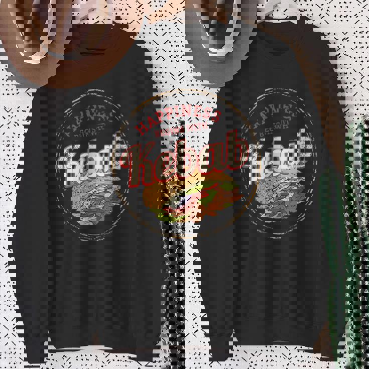 ドネルケバブ レトロ スナック ビンテージ ストリート フード グルメ お土産 スウェットシャツ 年配の女性への贈り物