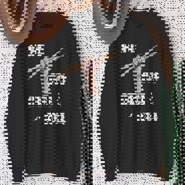 ドラマー ギフト 楽器 メンズ ドラムスティック用 スウェットシャツ 年配の女性への贈り物