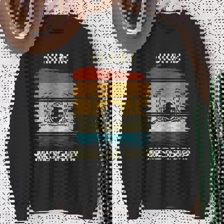 ドラマーtシャツ ドラマー ヴィンテージギフト スウェットシャツ 年配の女性への贈り物