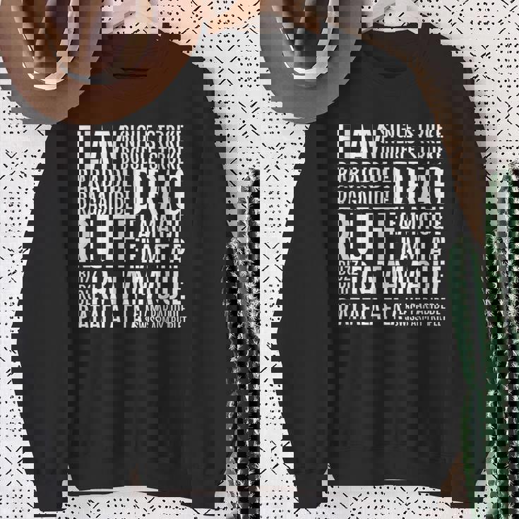 ドラムルーディメンツ スウェットシャツ 年配の女性への贈り物