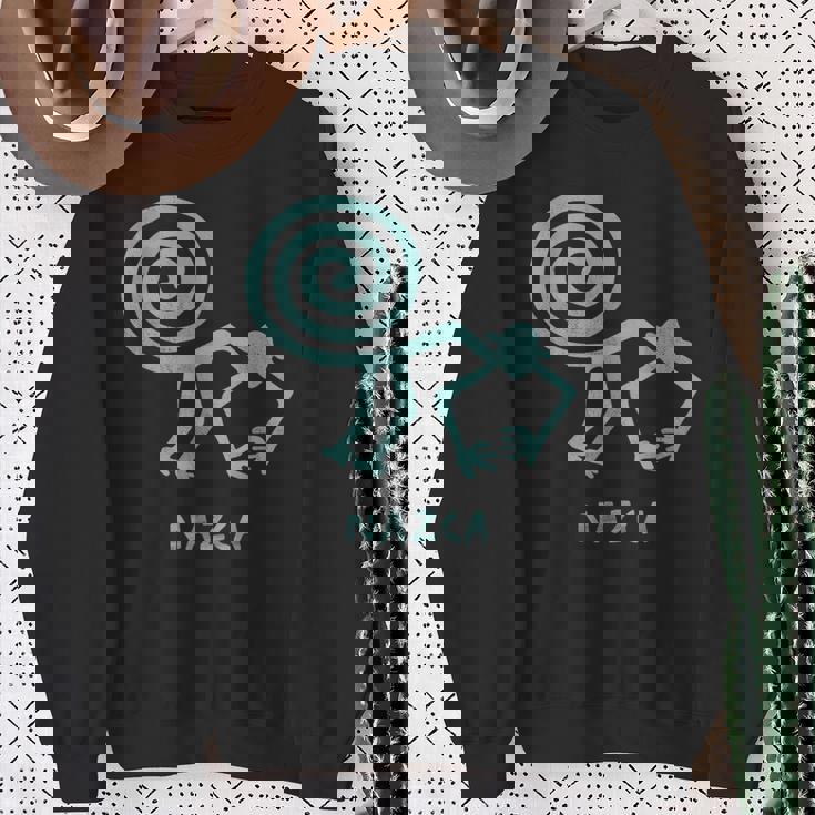 ナスカ ライン ペルー ジオグリフ 宇宙飛行士 ハチドリ モンキー スウェットシャツ 年配の女性への贈り物