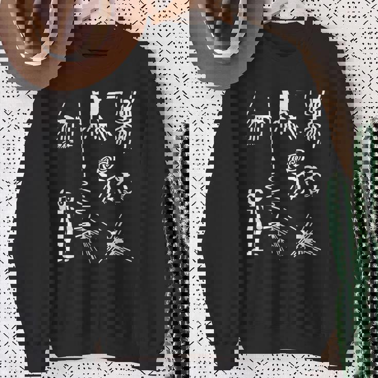 ナスカの地上絵 スウェットシャツ 年配の女性への贈り物