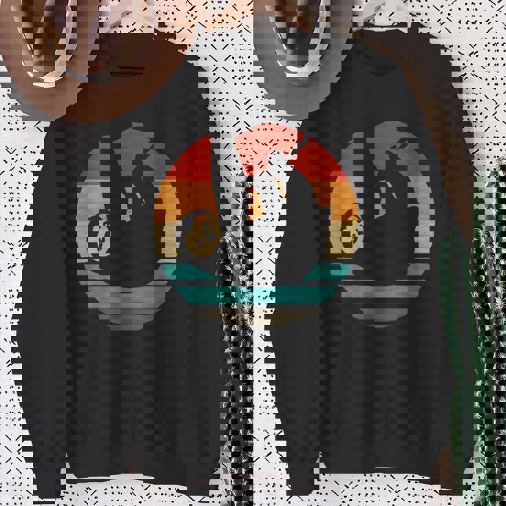 ナマケモノ レトロスタイル ビンテージ スウェットシャツ 年配の女性への贈り物