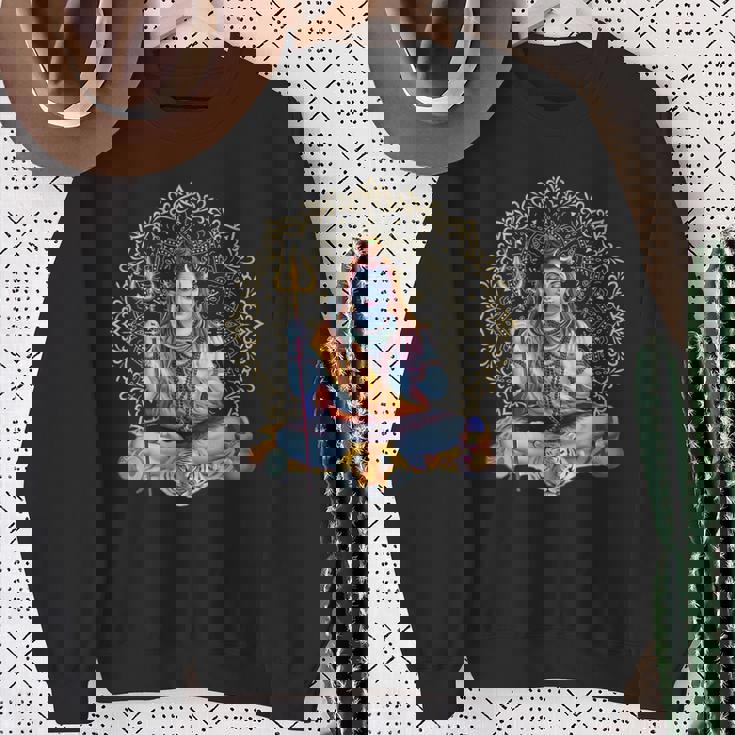 ナマステ インド 神 シバ ヒンドゥー教 神 信仰 スウェットシャツ 年配の女性への贈り物