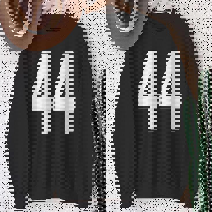 ナンバー44インチホワイトポケットスタイルバージョン。 スウェットシャツ 年配の女性への贈り物