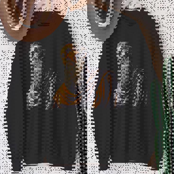 ニッサのグレゴリー 古い絵画 スウェットシャツ 年配の女性への贈り物