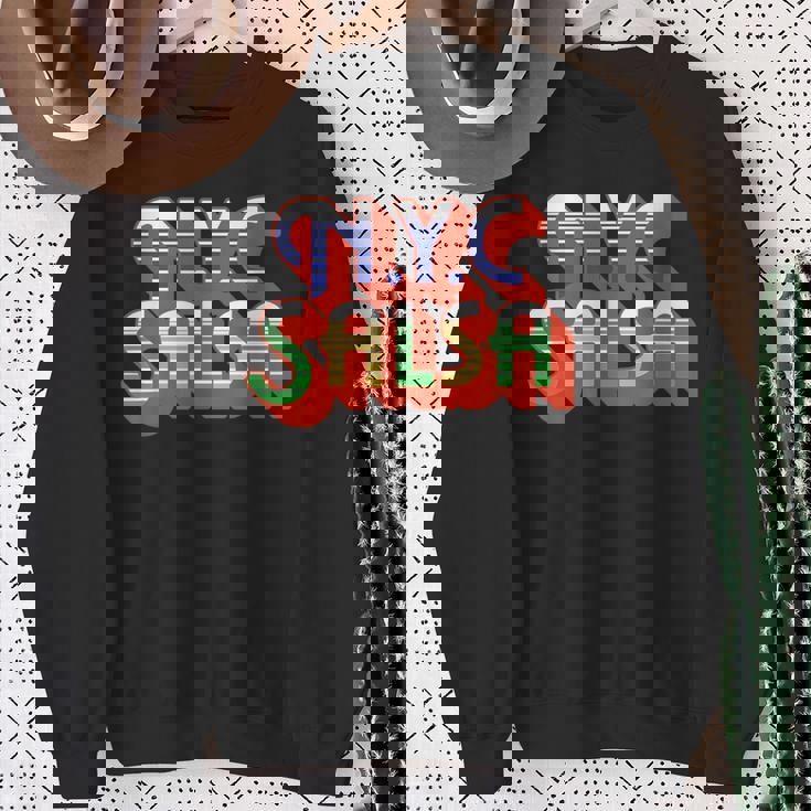 ニューヨークシティ・サルサ・ラテン音楽 スウェットシャツ 年配の女性への贈り物