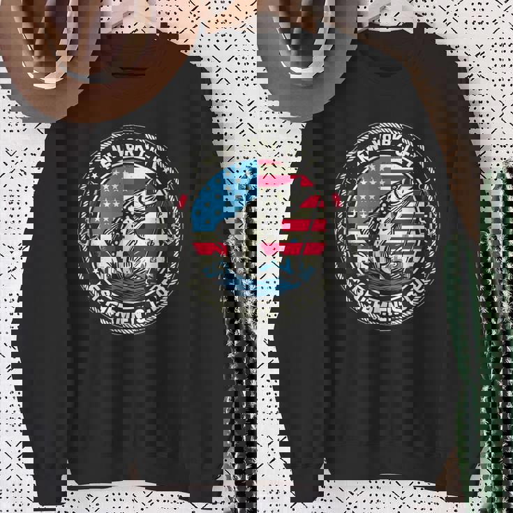 ニューヨーク市フィッシャーマンズクラブ アメリカ国旗釣り スウェットシャツ 年配の女性への贈り物