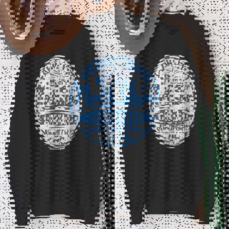 ノースショア ハレイワ ハワイ ロングボード サーフ スウェットシャツ 年配の女性への贈り物