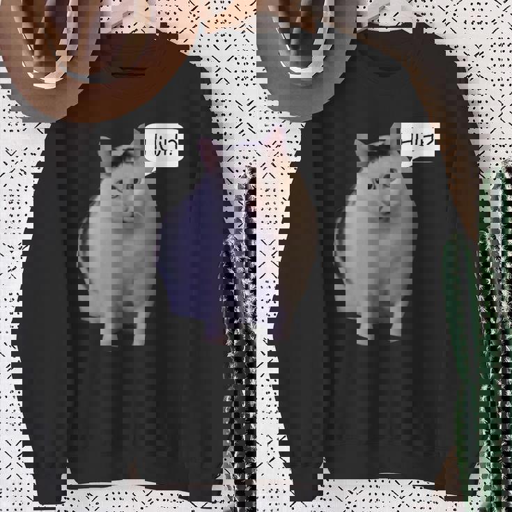 ハァ・キャット・ミーム スウェットシャツ 年配の女性への贈り物