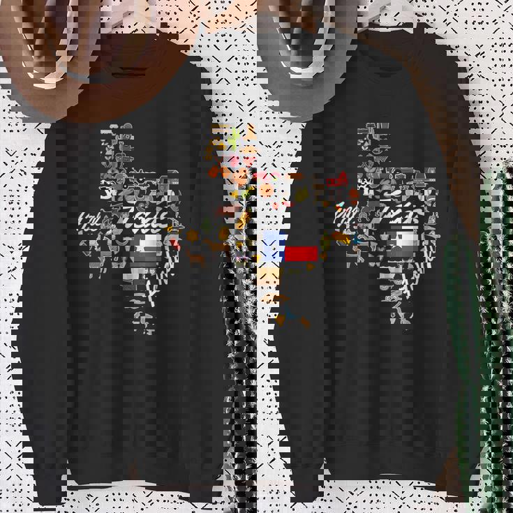 ハウディ・テキサス・カウボーイ・ロデオ・ウエスタン スウェットシャツ 年配の女性への贈り物