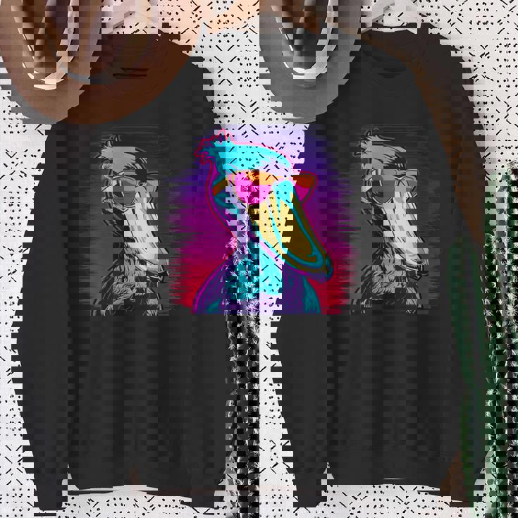 ハシビロコウ 鳥類 鳥類学者 ホエールビル 動物 スウェットシャツ 年配の女性への贈り物