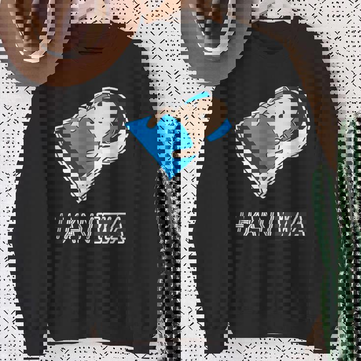 ハニワ くん 埴輪『古墳のベッド』【ゆるフレンズ】歴史土器 キャラクター かわいい イラスト スウェットシャツ 年配の女性への贈り物