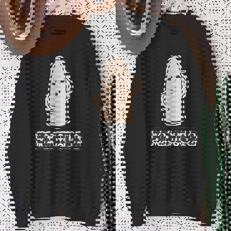 ハニワ くん 埴輪【ゆるフレンズ】踊るはにわ 歴史土器 キャラクター かわいい イラスト スウェットシャツ 年配の女性への贈り物