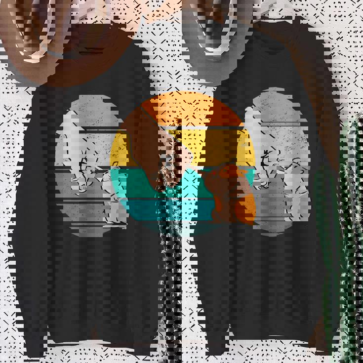 ハムスターフレンド げっ歯類ペット スウェットシャツ 年配の女性への贈り物