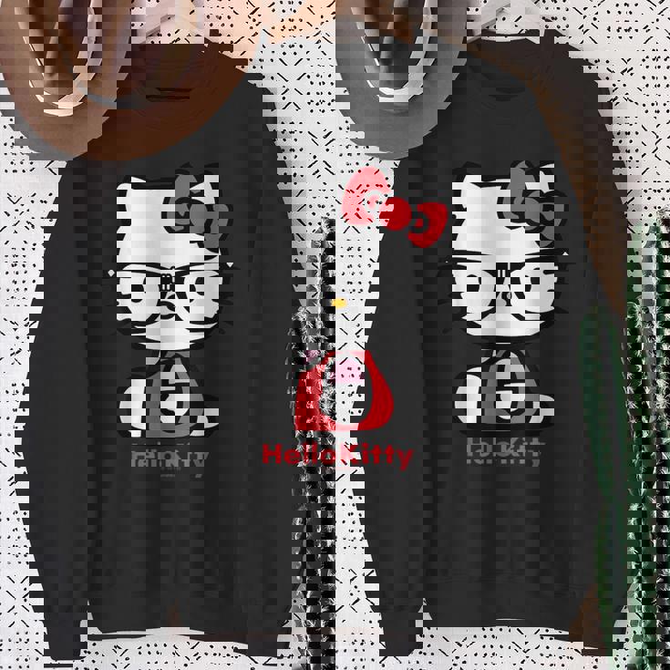 ハローキティ Usデザイン メガネ スウェットシャツ 年配の女性への贈り物