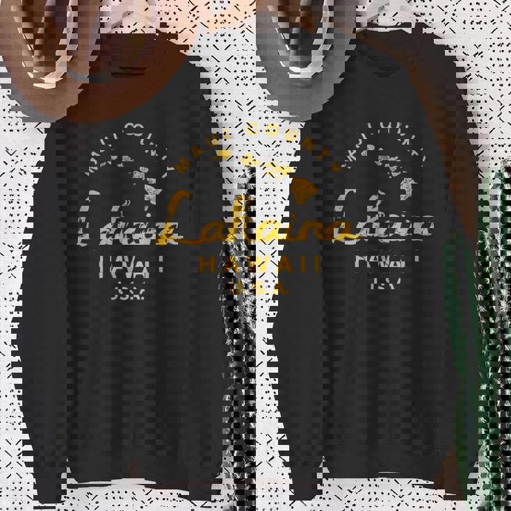 ハワイ ラハイナ マウイ ハワイ諸島 ヴィンテージ スウェットシャツ 年配の女性への贈り物