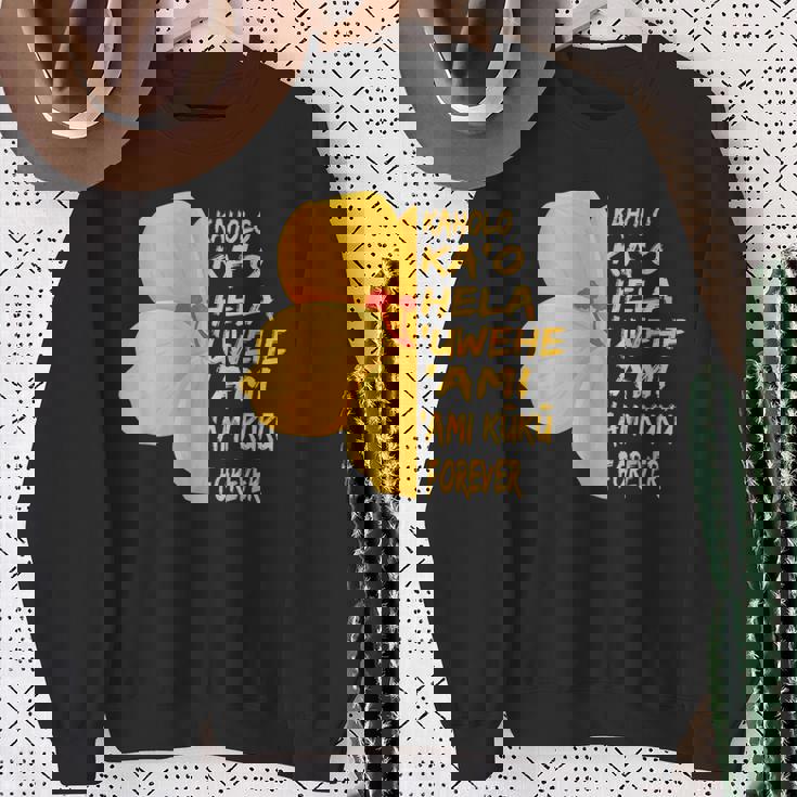 ハワイアン フラダンサー ワヒネ フラダンス ベーシック ステップ スウェットシャツ 年配の女性への贈り物