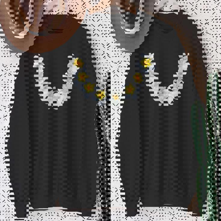 ハワイアンお土産 フラ・ルアウ プルメリア・レイ スウェットシャツ 年配の女性への贈り物