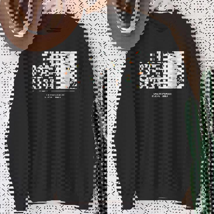 ハワイ諸島 ノースショア ハレイワ サーファー スウェットシャツ 年配の女性への贈り物