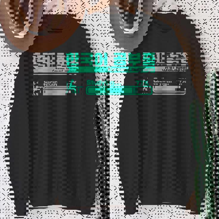 ハングルで韓国語を勉強するかわいい スウェットシャツ 年配の女性への贈り物