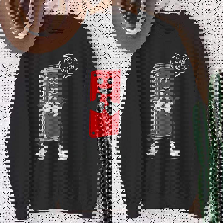 ハーモニカプレーヤー フレンチハープ ブルース ミュージシャン スウェットシャツ 年配の女性への贈り物