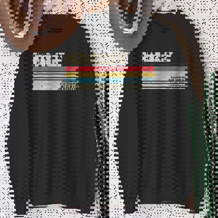 ハーレー 名前入り レトロ ヴィンテージ 70年代 80年代 90年代 誕生日 スウェットシャツ 年配の女性への贈り物