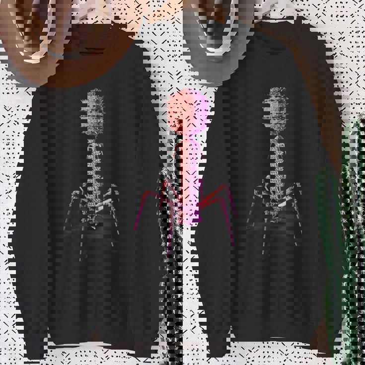 バクテリオファージ・ファージウイルス スウェットシャツ 年配の女性への贈り物