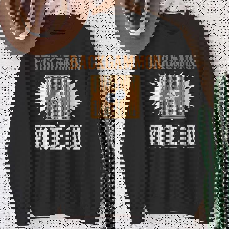 バックギャモン ボードゲーム スウェットシャツ 年配の女性への贈り物