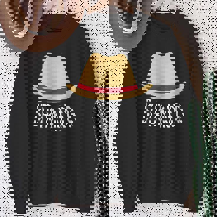 バミューダハット イギリス 海外領土 お土産 スウェットシャツ 年配の女性への贈り物