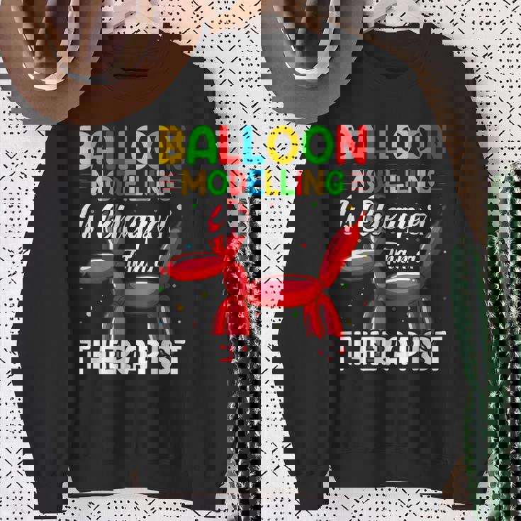 バルーンモデリング セラピストより安価 バルーンアート スウェットシャツ 年配の女性への贈り物