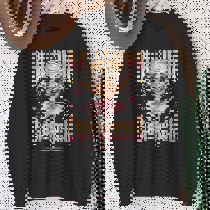 バレリーナ カプチーナ イタリアン ブレイン ロート ファニー カプチーノ ミーム スウェットシャツ 年配の女性への贈り物