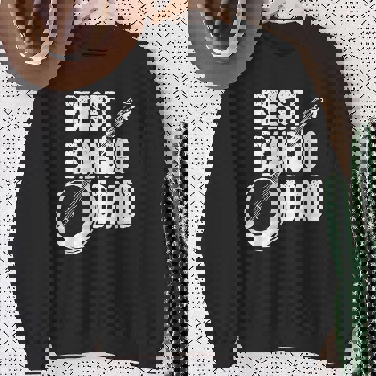 バンジョーパパ バンジョーインストラクター カントリーミュージック 父の日 スウェットシャツ 年配の女性への贈り物