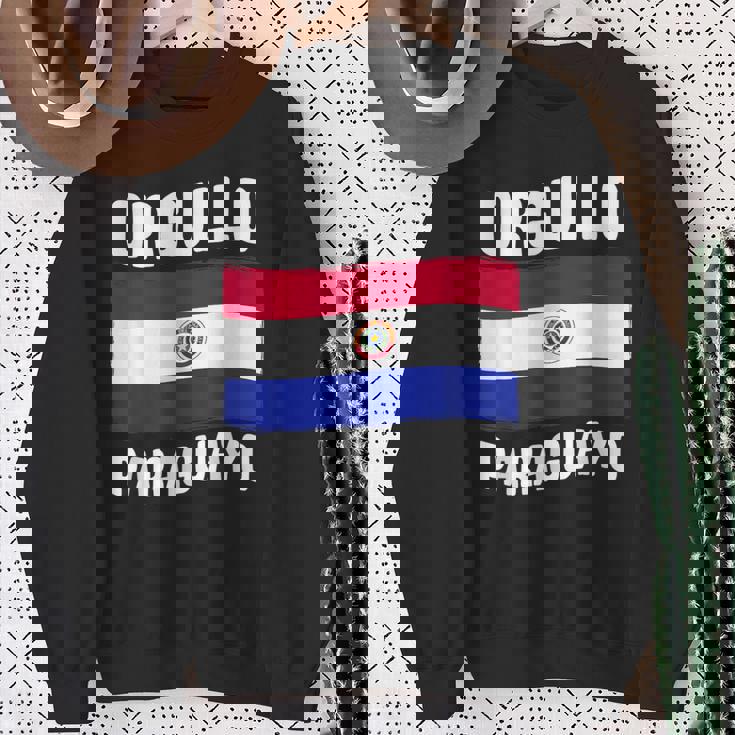 パラグアイプライド パラグアイ国旗 Orgullo Paraguayo スウェットシャツ 年配の女性への贈り物