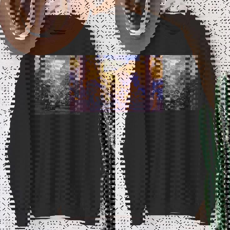 パリッシュによるロマンス名画 スウェットシャツ 年配の女性への贈り物