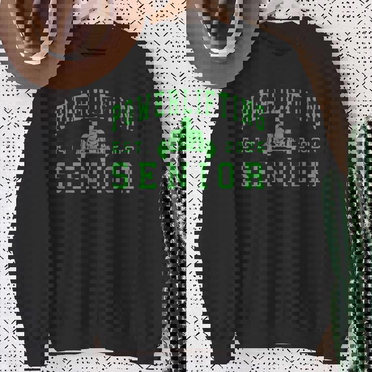 パワーリフティング シニアナイト パワーリフティング 2026 卒業 34 スウェットシャツ 年配の女性への贈り物