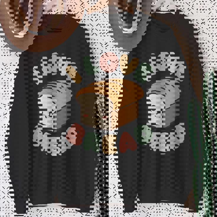 パンが大好き スウェットシャツ 年配の女性への贈り物