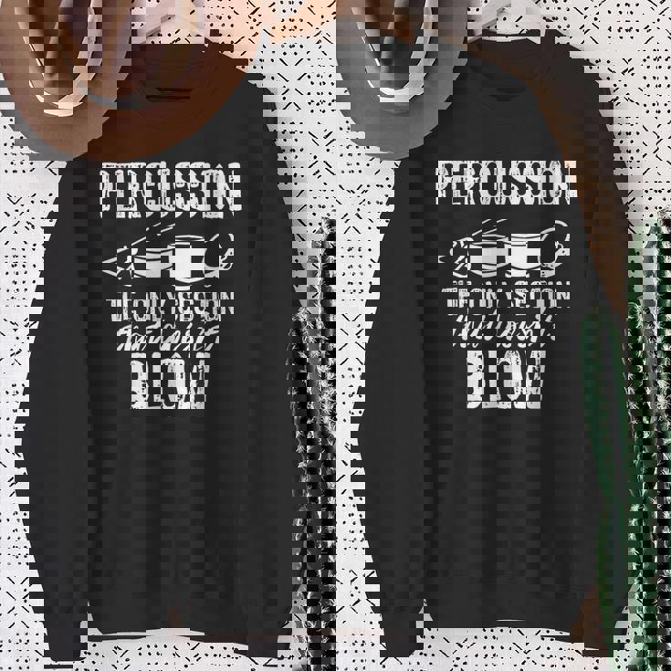 パーカッション楽器 スウェットシャツ 年配の女性への贈り物