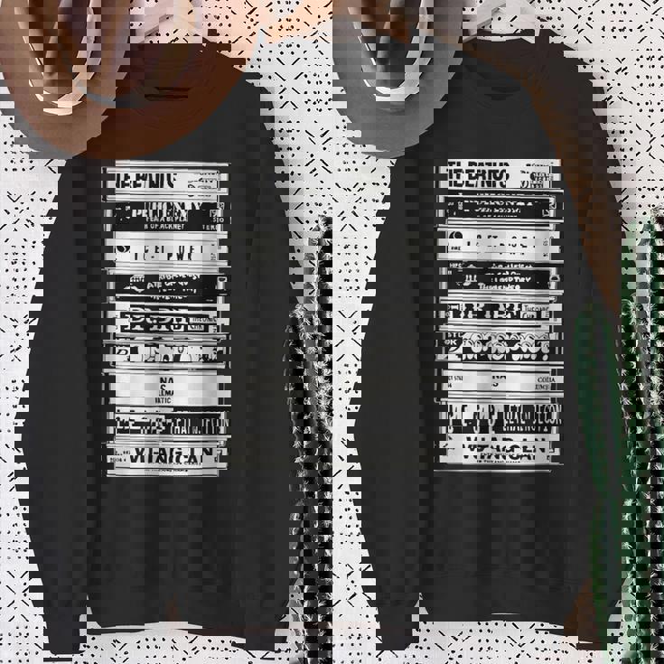 ヒップホップアーティスト カセット オールドスクールラップ スウェットシャツ 年配の女性への贈り物