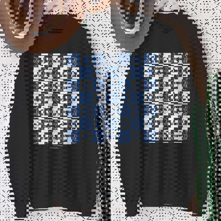 ヒョウタンツギ 和柄市松模様 Ctezuka Productions スウェットシャツ 年配の女性への贈り物