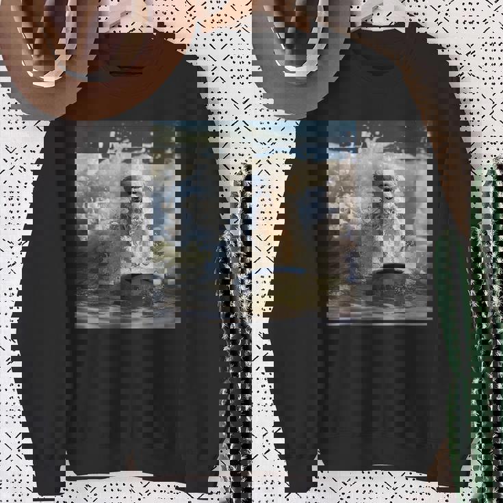 ビションフリーゼ犬 ビションフリーゼ スウェットシャツ 年配の女性への贈り物