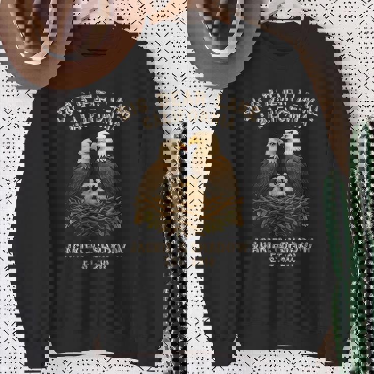 ビッグ・ベアー・レイク・カリフォルニア・イーグルスジャッキー・アンド・シャドウ スウェットシャツ 年配の女性への贈り物