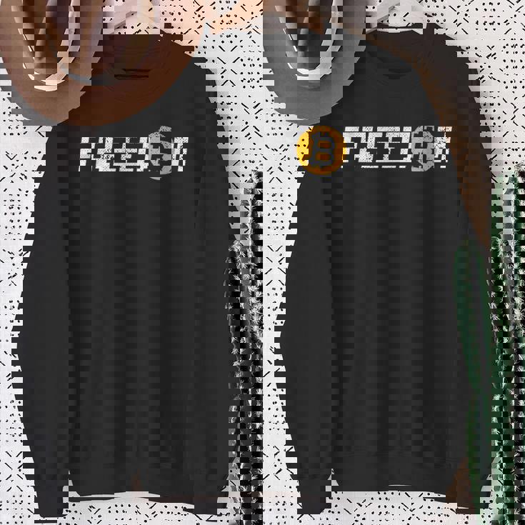 ビットコイン フリーダム 暗号通貨 Btc フリーダム ミリオネア リッチ スウェットシャツ 年配の女性への贈り物