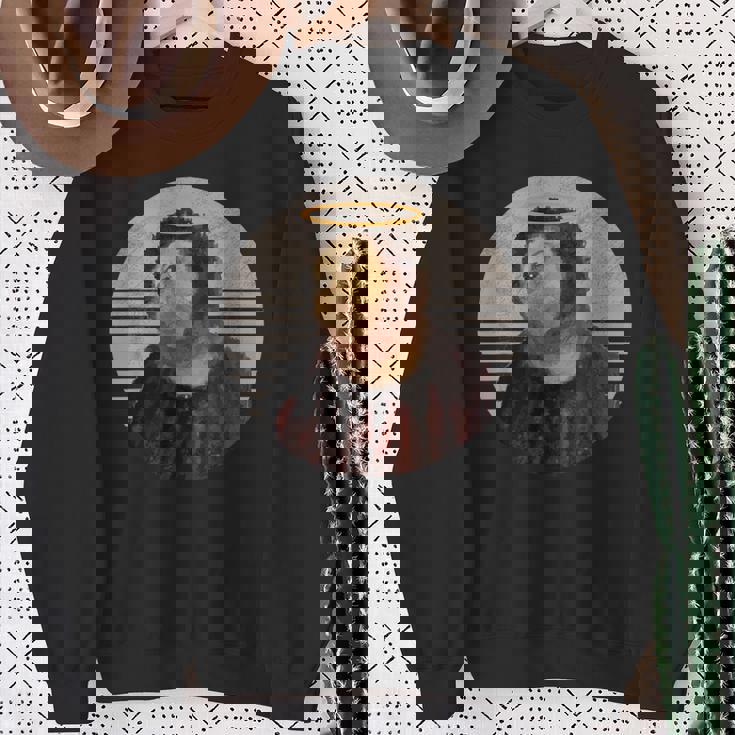 ビバ・ラ・レスタウラシオン・ジーザス・フレスコ・レストレーション・フェイル・ミーム スウェットシャツ 年配の女性への贈り物