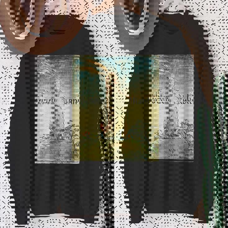 ビロードのウサギ スウェットシャツ 年配の女性への贈り物