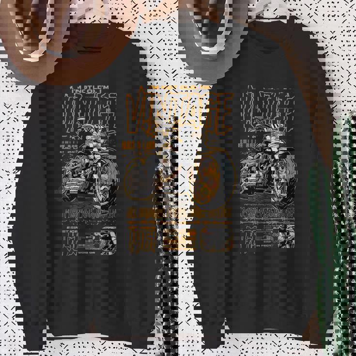 ビンテージ バイク バイカー バイクの誕生日 1961 年生まれ スウェットシャツ 年配の女性への贈り物