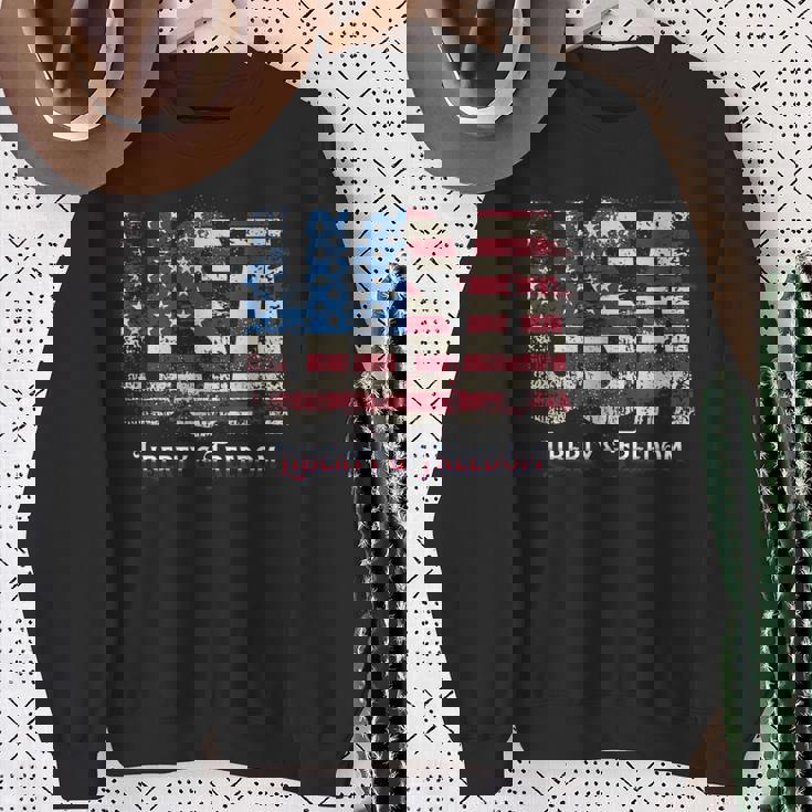 ビンテージ 愛国心あふれるアメリカ国旗 Usa メンズ レディース キッズ ギフト スウェットシャツ 年配の女性への贈り物