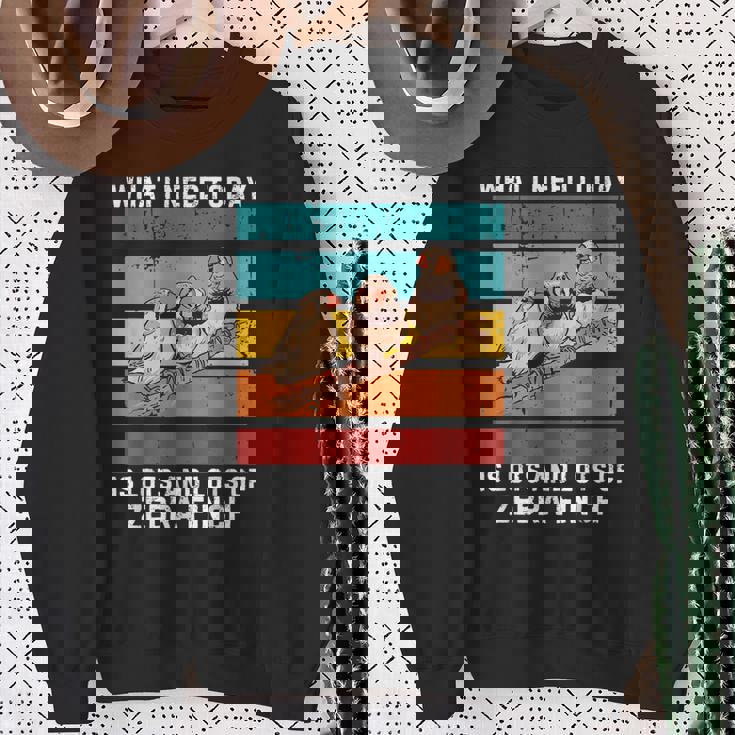 ビンテージ今日必要なのはキンカチョウがたくさん スウェットシャツ 年配の女性への贈り物