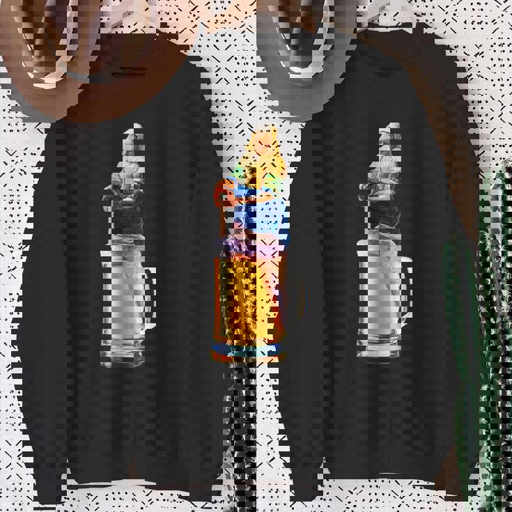 ビール 酒 面白いtシャツ フェルメール 飲み おもしろ 飲み会 のんべえ メンズ ネタ 服 アート グッズ スウェットシャツ 年配の女性への贈り物